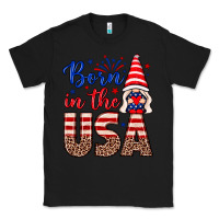 Black Born in the USA gnome Classic Tee - Neo Western
