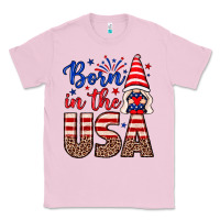 Bubblegum Pink Born in the USA gnome Classic Tee - Neo Western