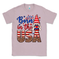 Lilac Born in the USA gnome Classic Tee - Neo Western