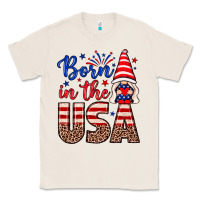 Natural Born in the USA gnome Classic Tee - Neo Western