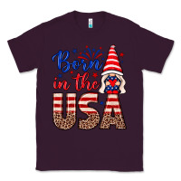 Plum Born in the USA gnome Classic Tee - Neo Western