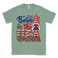 Sage Born in the USA gnome Classic Tee - Neo Western