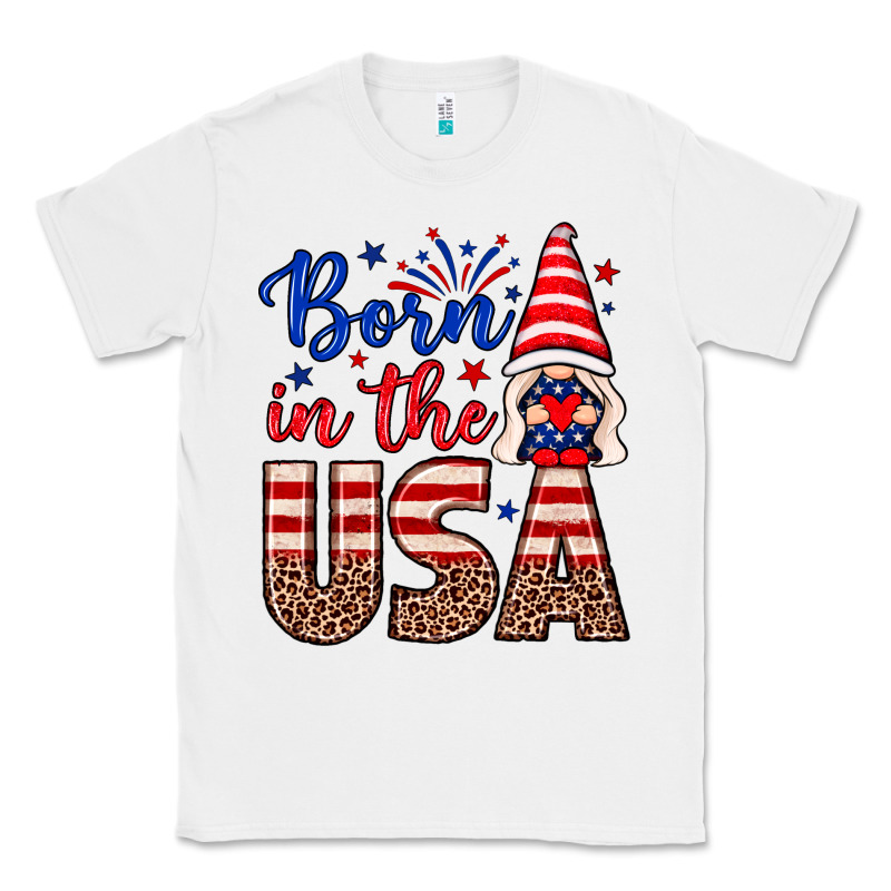 Born In The Usa Gnome Classic Tee by Neo Western | Teevron