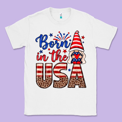Born In The Usa Gnome Classic Tee Designed By Neo Western