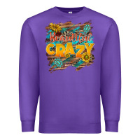 Purple beautiful crazy Premium Sweatshirt - NancyCooperArtShop