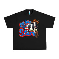 Black oh my stars cow Urban Heavy Tee - Zillion Design Studio
