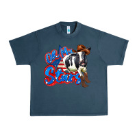 Midnight Navy oh my stars cow Urban Heavy Tee - Zillion Design Studio