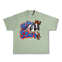 Oil Green oh my stars cow Urban Heavy Tee - Zillion Design Studio