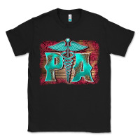 Black physician medical symbol assistant nurse background Classic Tee - BarkalooDesign