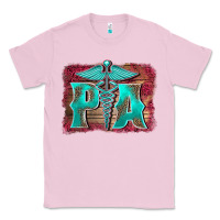 Bubblegum Pink physician medical symbol assistant nurse background Classic Tee - BarkalooDesign