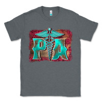 Charcoal Heather physician medical symbol assistant nurse background Classic Tee - BarkalooDesign