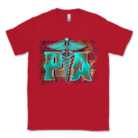 Red physician medical symbol assistant nurse background Classic Tee - BarkalooDesign