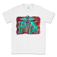 White physician medical symbol assistant nurse background Classic Tee - BarkalooDesign