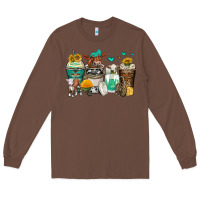 Chestnut cows coffee cups Long Sleeve Tee - Zillion Design Studio