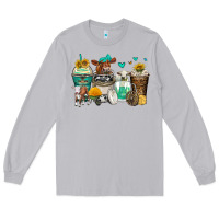 Moon Dust cows coffee cups Long Sleeve Tee - Zillion Design Studio