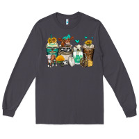 Smoke cows coffee cups Long Sleeve Tee - Zillion Design Studio