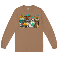 Toasted Coconut cows coffee cups Long Sleeve Tee - Zillion Design Studio