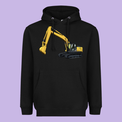 Excavator Heavyweight Hoodie Designed By Artiststas