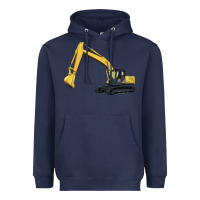 Navy excavator Heavyweight Hoodie - Artiststas