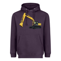 Plum excavator Heavyweight Hoodie - Artiststas