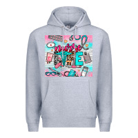 Heather Grey nurse life Premium Hoodie - NancyCooperArtShop