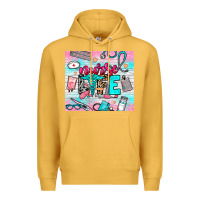 Mustard nurse life Premium Hoodie - NancyCooperArtShop
