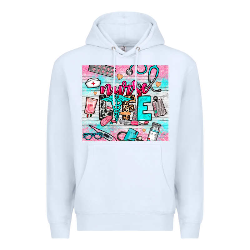 Nurse Life Premium Hoodie by NancyCooperArtShop | Teevron