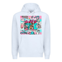 White nurse life Premium Hoodie - NancyCooperArtShop