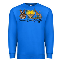 True Royal Peace Love Giraffes Premium Sweatshirt - LillyAllenDesigns