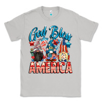 Moon Dust God blessed America gnomes 4th of July Classic Tee - CowGirlArtShop