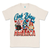 Natural God blessed America gnomes 4th of July Classic Tee - CowGirlArtShop