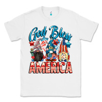 White God blessed America gnomes 4th of July Classic Tee - CowGirlArtShop