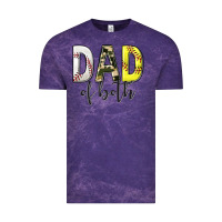 Cloud Purple dad of both with softball and baseball Vintage Tee - texasbilliewilder