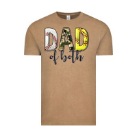 Vintage Coffee dad of both with softball and baseball Vintage Tee - texasbilliewilder