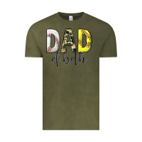 Vintage Olive dad of both with softball and baseball Vintage Tee - texasbilliewilder