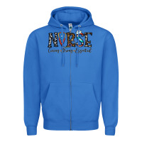 True Royal nurse caring strong essential Zipper Hoodie - CowhideDigitalArt