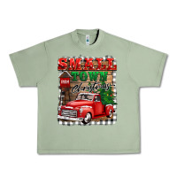 Oil Green small town christmas Urban Heavy Tee - BarkalooDesign