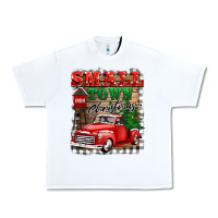 White small town christmas Urban Heavy Tee - BarkalooDesign