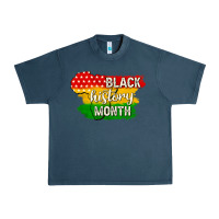 Midnight Navy black history month Urban Heavy Tee - texasbilliewilder