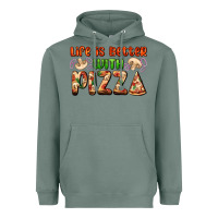 Sage life is better with pizza Heavyweight Hoodie - AdoDesignShop