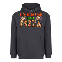Smoke life is better with pizza Heavyweight Hoodie - AdoDesignShop