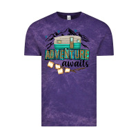 Cloud Purple adventure awaits Vintage Tee - texasbilliewilder