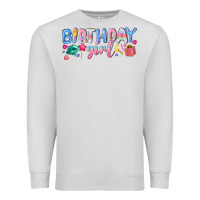 Dove Grey birthday girl Premium Sweatshirt - NancyCooperArtShop