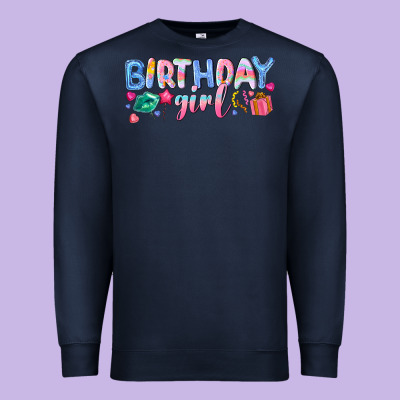 Birthday Girl Premium Sweatshirt Designed By Nancycooperartshop