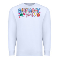 White birthday girl Premium Sweatshirt - NancyCooperArtShop