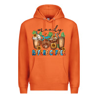 Carrot moody before coffee Premium Hoodie - MaliasSmallBusiness