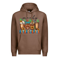 Chestnut moody before coffee Premium Hoodie - MaliasSmallBusiness
