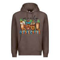 Coffee moody before coffee Premium Hoodie - MaliasSmallBusiness