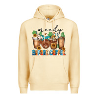 Pina Colada moody before coffee Premium Hoodie - MaliasSmallBusiness