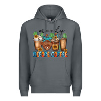 Rock moody before coffee Premium Hoodie - MaliasSmallBusiness